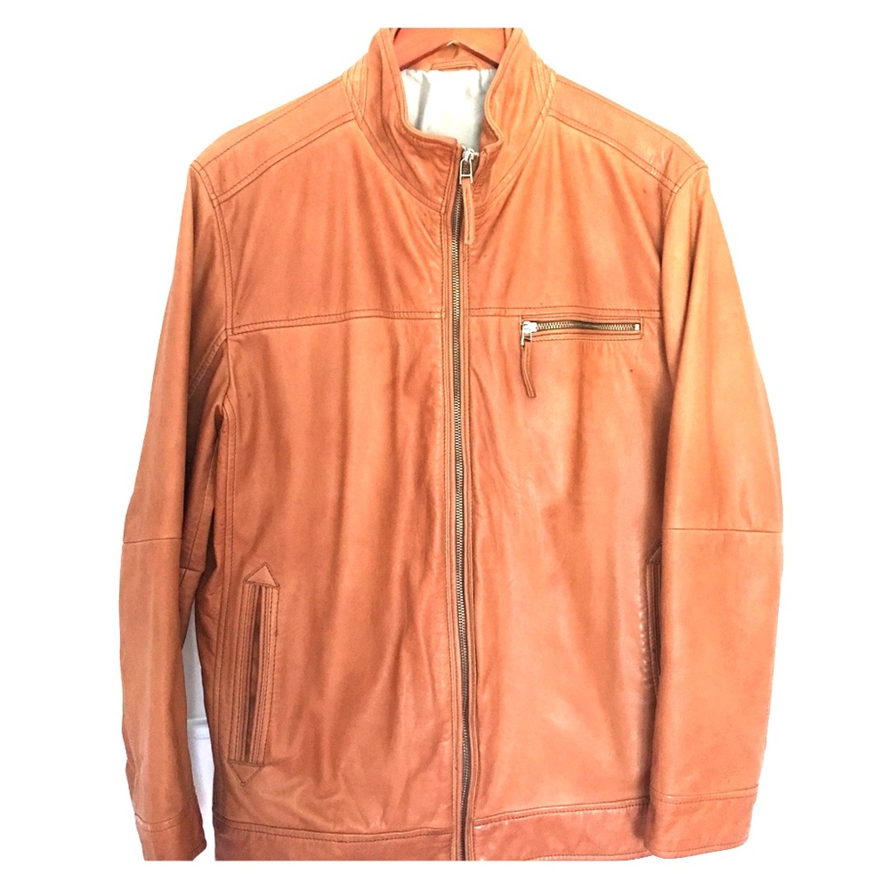 VERA PELLE LEATHER BIKER JACKET